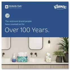 Kleenex 9 in. x 10.5 in. 1-Ply POP-UP Box Cloth Hand Towels - Unscented, White (2160/Carton)