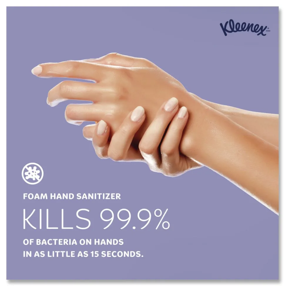Kleenex 1.5 oz. Pump Bottle Ultra Moisturizing Foam Hand Sanitizer - Unscented