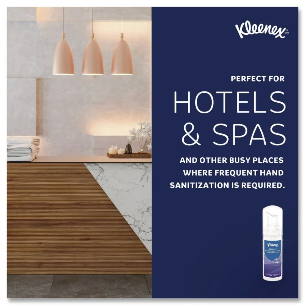 Kleenex 1.5 oz. Pump Bottle Ultra Moisturizing Foam Hand Sanitizer - Unscented
