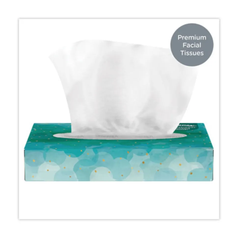 Kleenex 21195 2-Ply Facial Tissue Junior Pack - White (80/Carton)