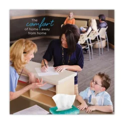 Kleenex 21195 2-Ply Facial Tissue Junior Pack - White (80/Carton)