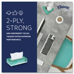Kleenex 21400 2-Ply Facial Tissues - White (100 Sheets/Box, 36 Boxes/Carton)