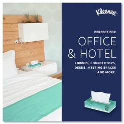 Kleenex 21400 2-Ply Facial Tissues - White (100 Sheets/Box, 36 Boxes/Carton)