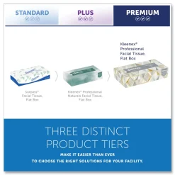 Kleenex 21606 2-Ply Pop-Up Box White Facial Tissue for Business - White (48/Carton)