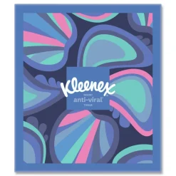 Kleenex Anti-Viral 3-Ply Facial Tissue - White (27/Carton)