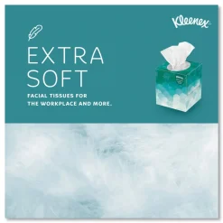 Kleenex Boutique 2-Ply Facial Tissues in an Upright Pop-Up Box - White (95 Sheets/Box, 36 Boxes/Carton)