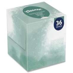 Kleenex Naturals 2-Ply Facial Tissues - White (90 Sheets/Box, 36 Boxes/Carton)