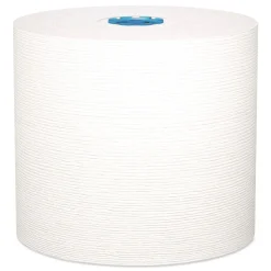 Kleenex 1-Ply 7.5 in. x 700 ft. Hard Roll Paper Towels with Premium Absorbency Pockets - White with Gray Core (6/Carton)