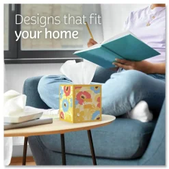 Kleenex Soothing Lotion 3-Ply Facial Tissue - White (8/Carton)