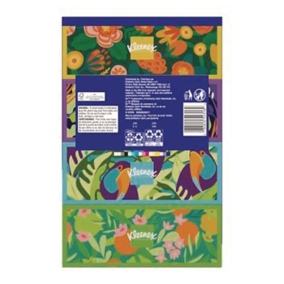 Kleenex Ultra Soft 3-Ply Facial Tissue - White (8/Carton)