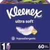 Kleenex Ultra Soft 3-Ply Facial Tissue - White (18/Carton)