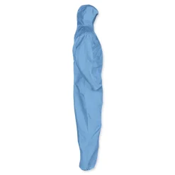 KleenGuard A40 Elastic-Cuff Ankle Hood and Back Coveralls - X-Large Blue (24/Carton)