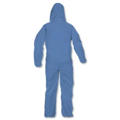 KleenGuard A40 Elastic-Cuff Ankle Hood and Back Coveralls - X-Large Blue (24/Carton)