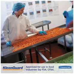 KleenGuard G10 Powder-Free Nitrile Gloves - Blue, Large (100/Box, 10 Boxes/Carton)