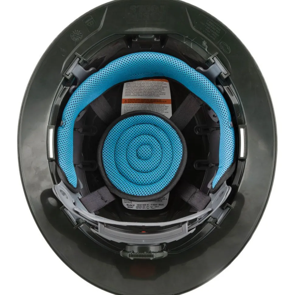 Klein Tools 60347 Class C Vented Full Brim Hard Hat with Rechargeable Lamp - KARBN Pattern