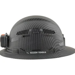 Klein Tools 60347 Class C Vented Full Brim Hard Hat with Rechargeable Lamp - KARBN Pattern