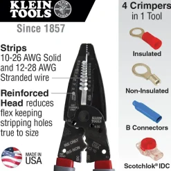 Klein Tools 7.75 in. Cutter Multi-Tool - Gray/Red