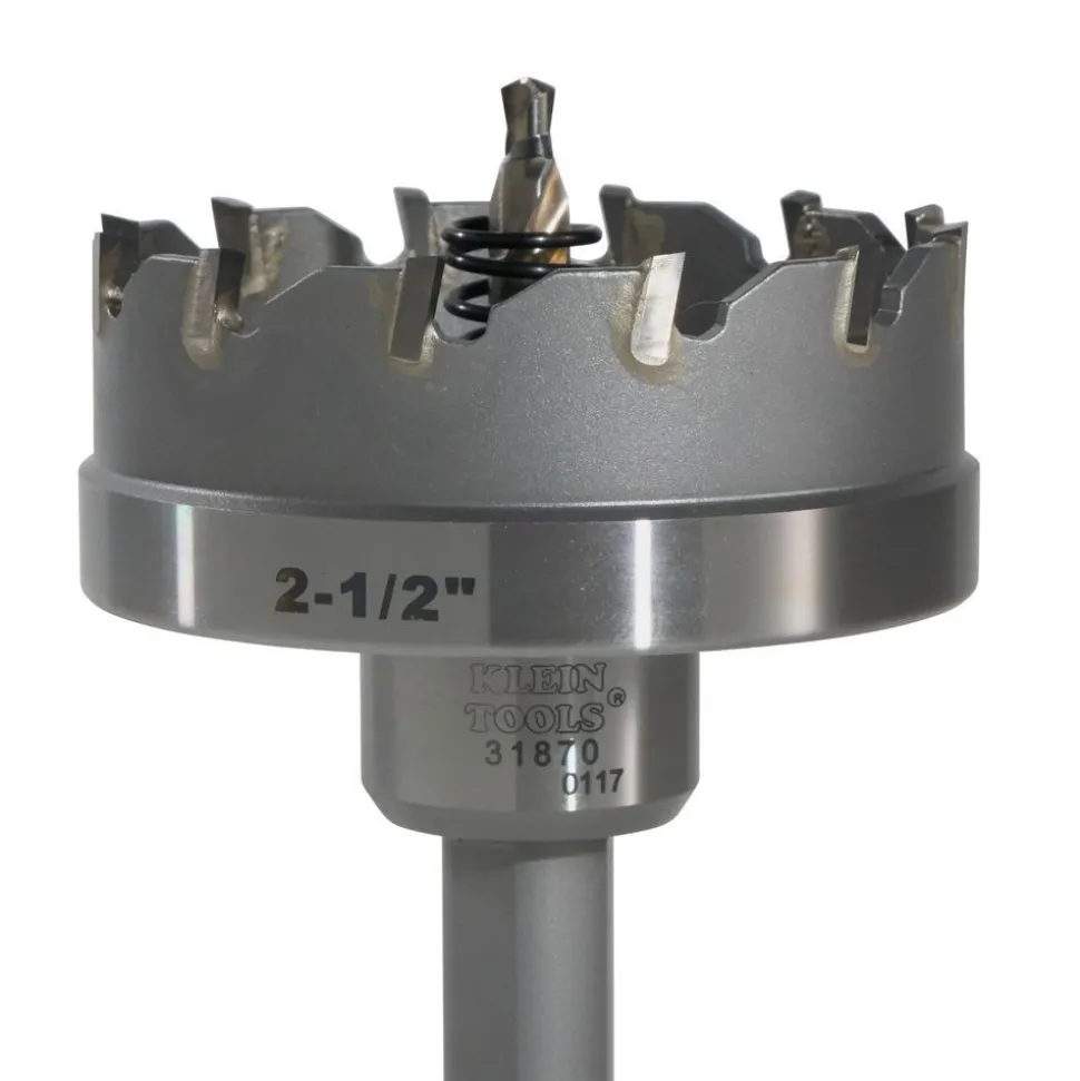 Klein Tools 2-1/2 in. Heavy Duty Carbide Hole Cutter