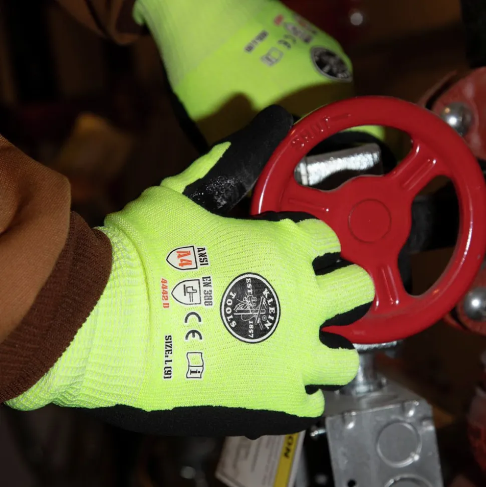 Klein Tools Cut Level 4 Touchscreen Work Gloves - Large (2-Pair)