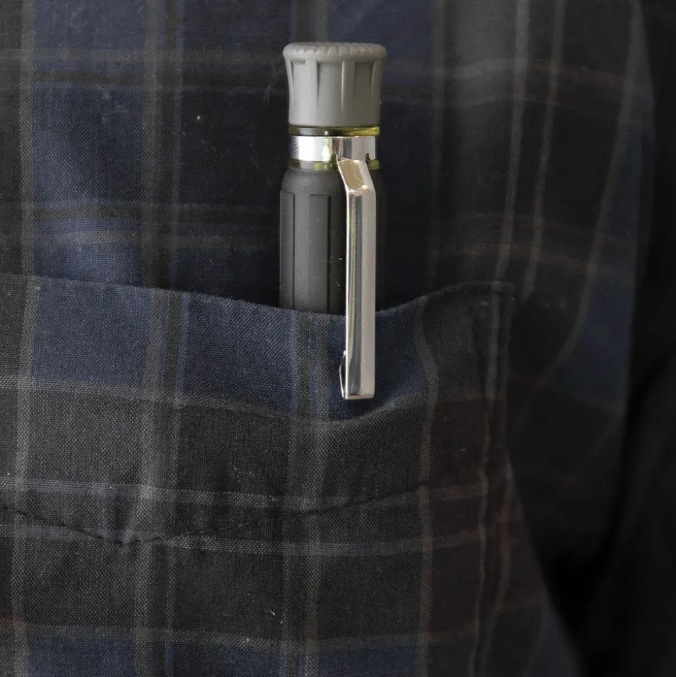 Klein Tools 4-in-1 Electronics Multi-Bit Pocket Screwdriver Set with Professional Phillips and Slotted Bits