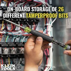 Klein Tools 27-in-1 Multi-Bit Precision Screwdriver Set with Tamperproof Bits