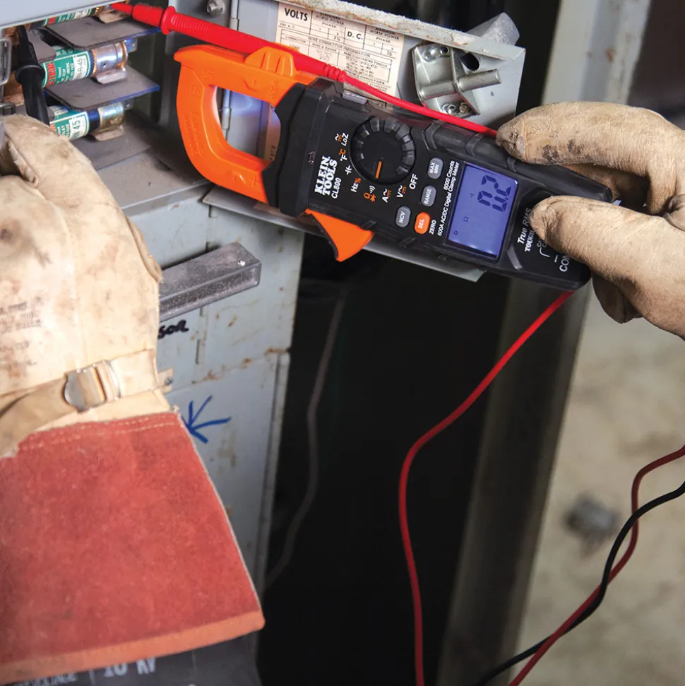 Klein Tools Low Impedance AC TRMS Cordless Auto-Range Digital Clamp Meter Kit