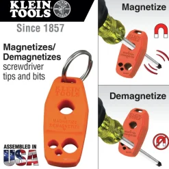 Klein Tools Magnetizer/Demagnetizer for Screwdriver Bits and Tips