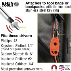 Klein Tools Magnetizer/Demagnetizer for Screwdriver Bits and Tips