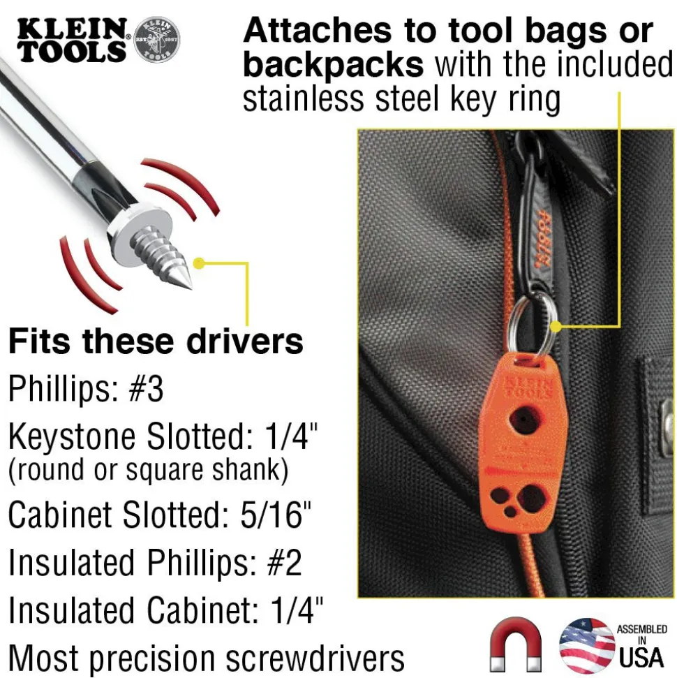 Klein Tools Magnetizer/Demagnetizer for Screwdriver Bits and Tips