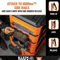 Klein Tools MODbox Parts Bin Rail Attachment