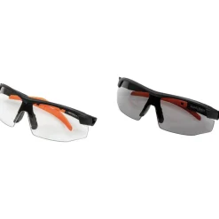 Klein Tools 2-Piece Standard Semi Frame Safety Glasses Combo Pack - Clear/Gray Lens