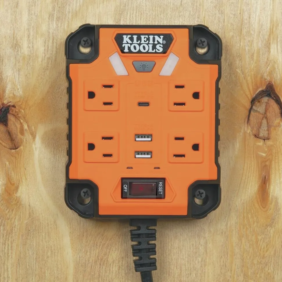 Klein Tools PowerBox 1 Magnetic Power Strip with Surge Protector