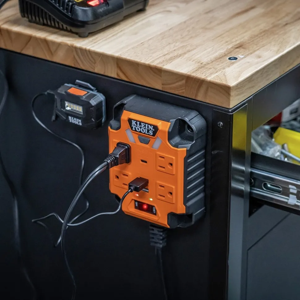Klein Tools PowerBox 1 Magnetic Power Strip with Surge Protector