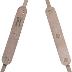 Klein Tools Soft Leather Work Belt Suspenders - One Size, Light Brown