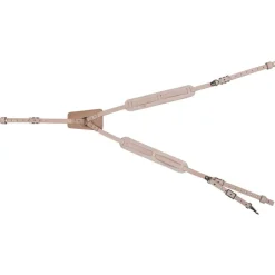 Klein Tools Soft Leather Work Belt Suspenders - One Size, Light Brown