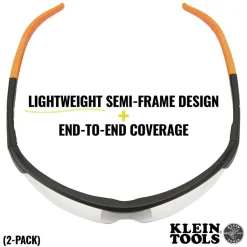 Klein Tools Standard Safety Glasses - Clear Lens (2/Pack)