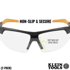 Klein Tools Standard Safety Glasses - Clear Lens (2/Pack)
