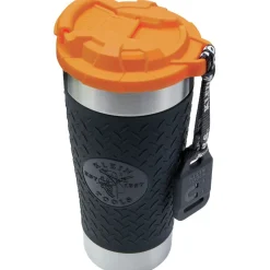 Klein Tools Tradesman 20 oz. Stainless Steel Tumbler with Flip-top Lid