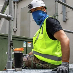 Klein Tools Tradesman 20 oz. Stainless Steel Tumbler with Flip-top Lid