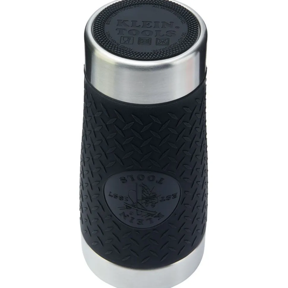 Klein Tools Tradesman 20 oz. Stainless Steel Tumbler with Flip-top Lid