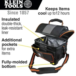 Klein Tools Tradesman Pro 12 Qt. 4-Compartment Insulated Lunch Box/Cooler