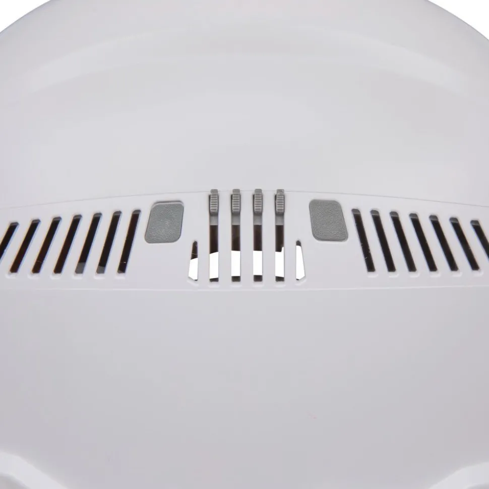 Klein Tools Vented-Class C Safety Helmet with Rechargeable Headlamp - White