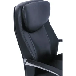 La-Z-Boy Commercial 2000 Big/tall Executive Chair, Lumbar, Supports 400 Lb, 20.25-in To 23.25-in Seat Height, Black Seat/back, Silver Base