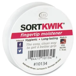 LEE 1.75 oz. Sortkwik Fingertip Moisteners - Pink