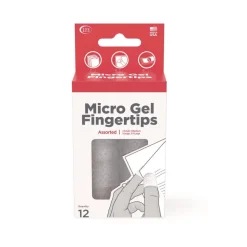 LEE Micro-Gel Fingertips - Small/Medium/Large/X-Large Clear (12/Pack)