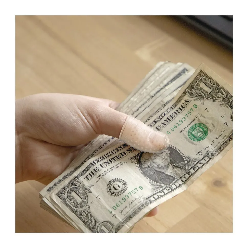 LEE Size 11.5 Micro-Gel Fingertips - Medium Clear (12/Pack)