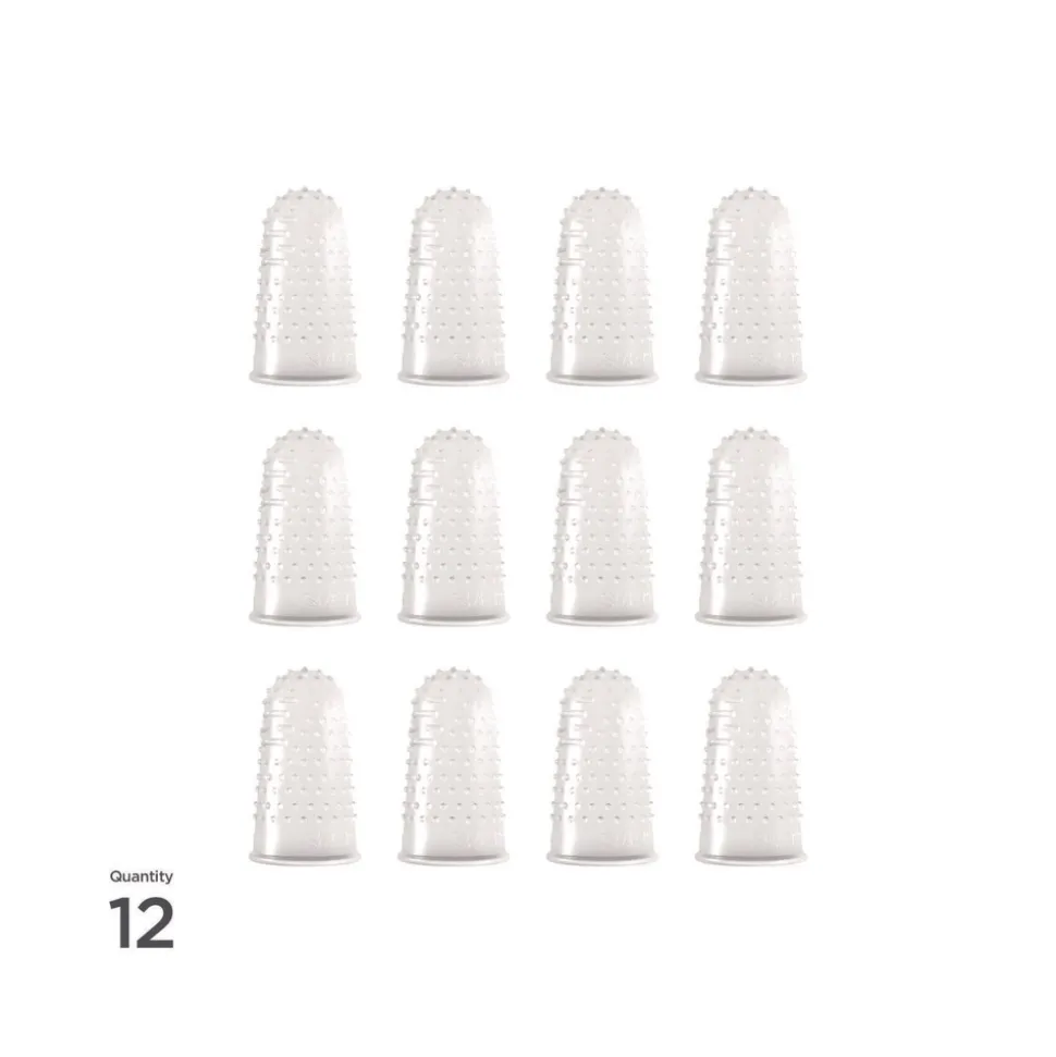 LEE Size 12 Micro-Gel Fingertips - Large Clear (12/Pack)