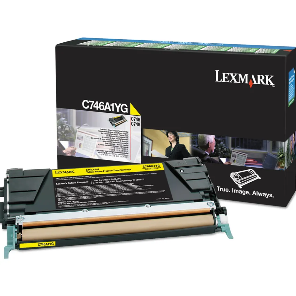 Lexmark 7,000 Page-Yield Return Program Toner - Yellow