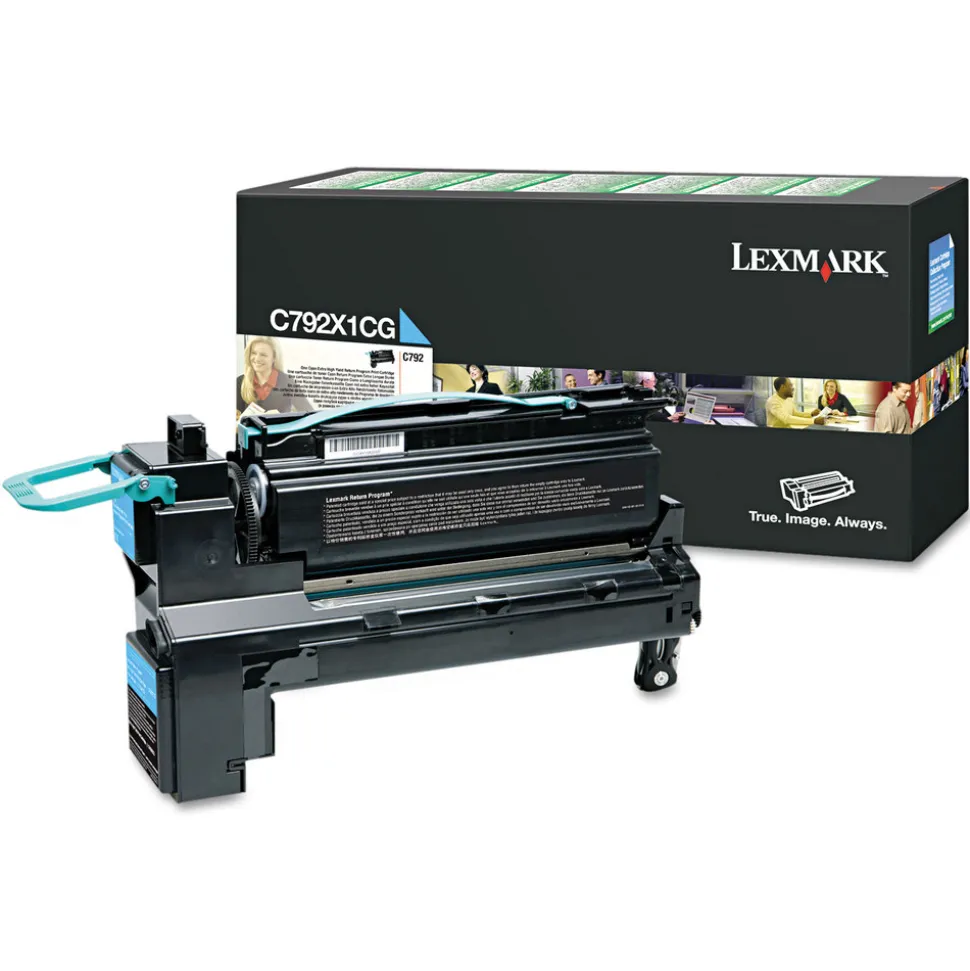 Lexmark 20,000 Page-Yield Return Program Extra High-Yield Toner - Cyan