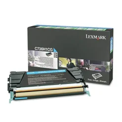 Lexmark 10,000 Page-Yield Return Program High-Yield Toner - Cyan